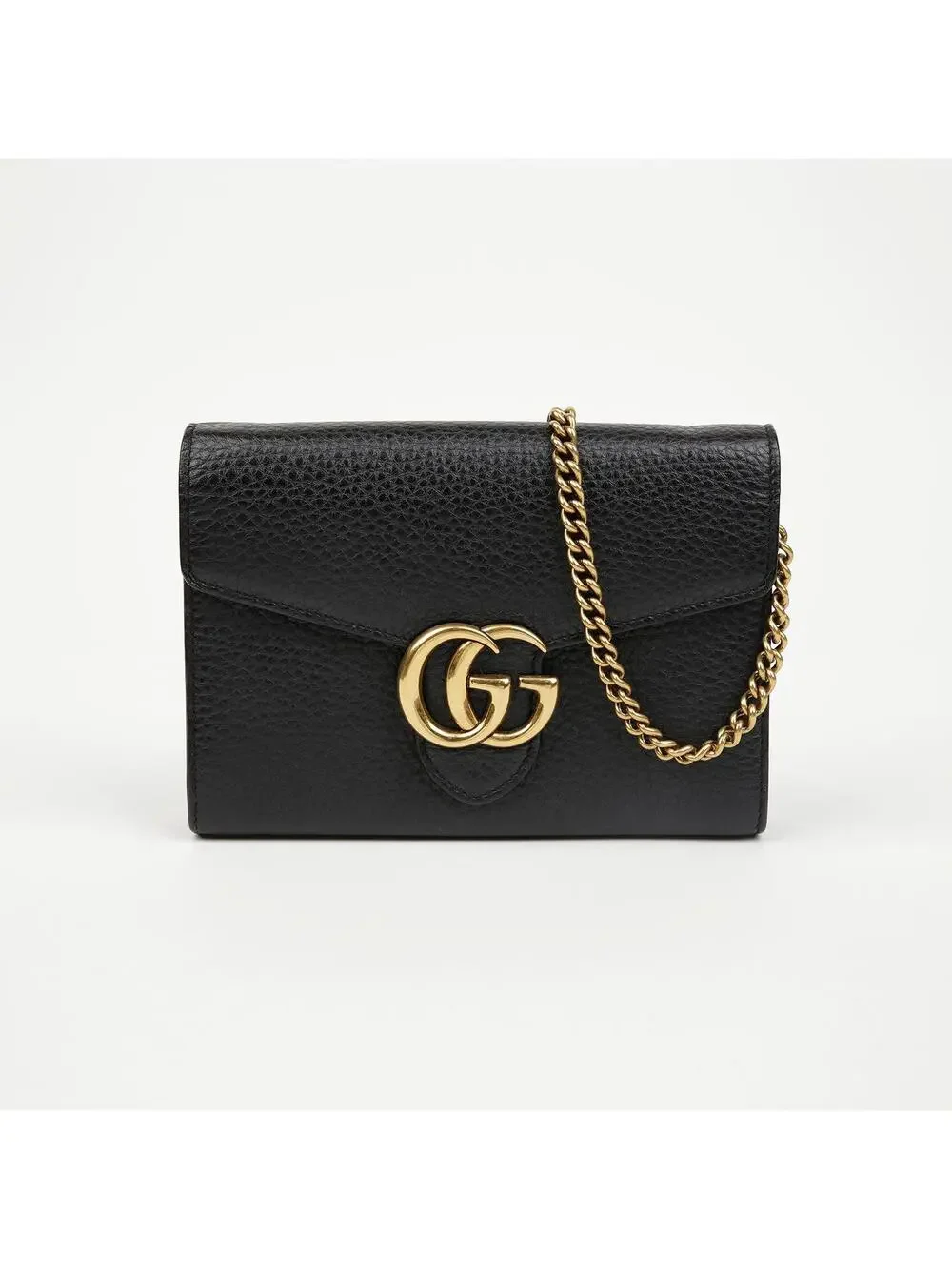 Gucci Gg Marmont Chain Wallet Leather #326323G11B